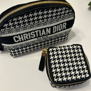 Dior Macro Houndstooth Bags & Dior Box (These Are Not Gift with Purchase Bags)
